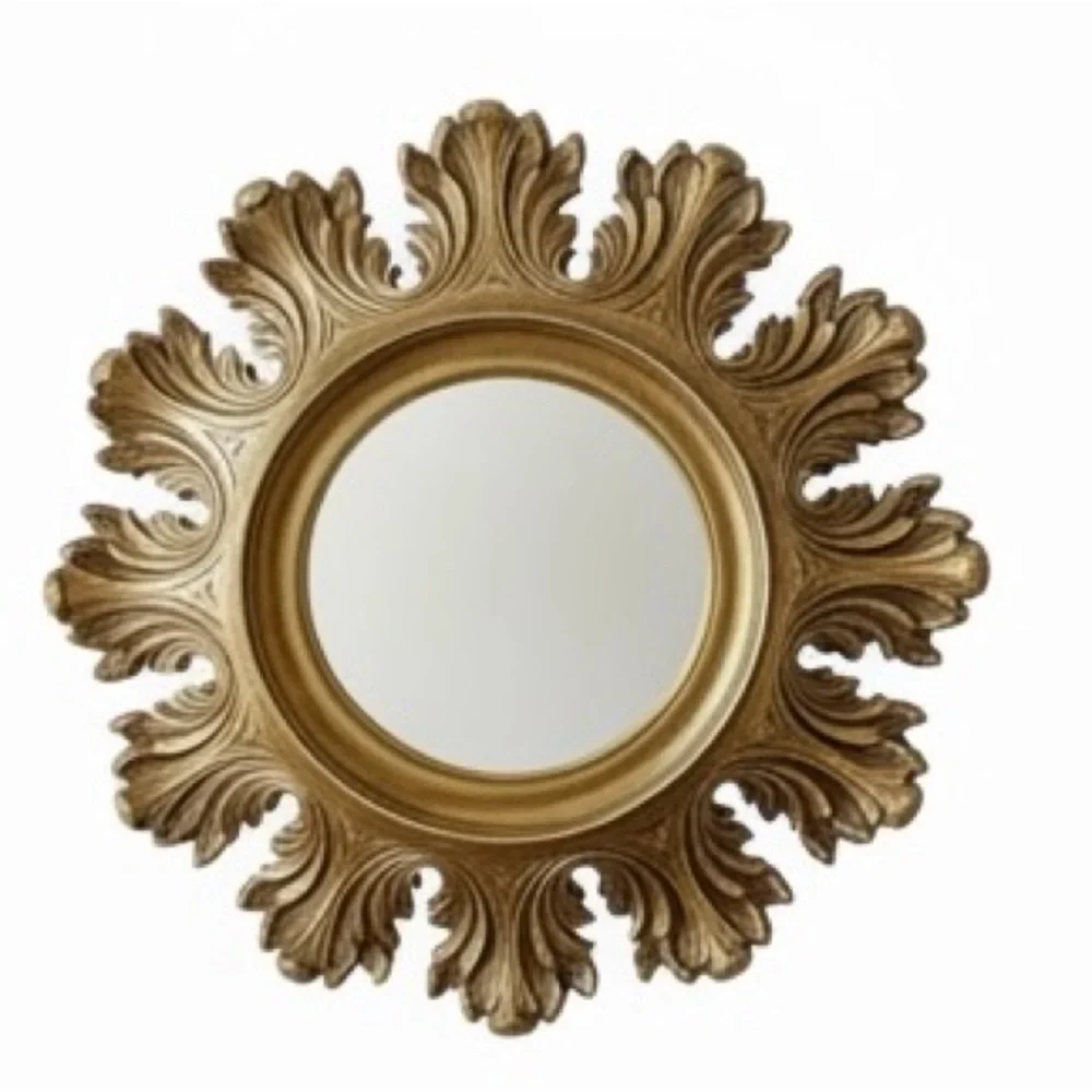 Stunning Vintage Syroco Gold Mirror